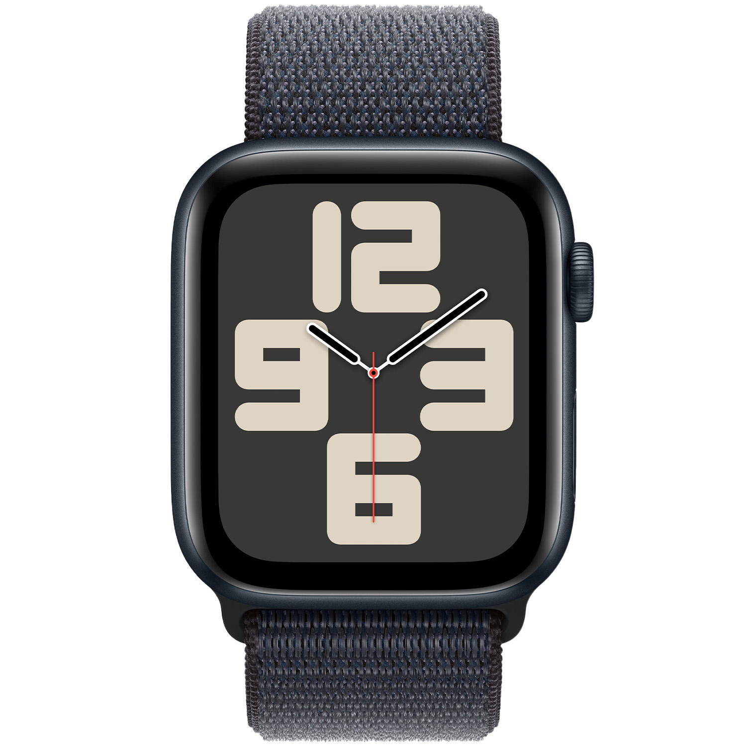 Pre-owned Apple Watch SE GPS 44mm Midnight Aluminium Sport Loop MXEP3