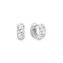 Ania Haie Bold Texture Small Boucles d'oreilles Argent E063-06H