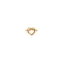 Jane Kønig Big Tied Heart Stud Boucle d'oreille Unique Argent BTHS-AW25-G