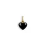 Jane Kønig Onyx Heart Pendentifs Or GULD-OHV