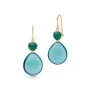 Julie Sandlau Prime Drop Boucles d'oreilles Argent HKS842GDMDLBCR