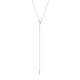 Jane Kønig Half Moon NO. 2 Tie Necklace Colliers Acier inoxydable HMTN-AW26-SS-S