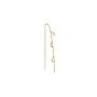 Jane Kønig Small Half Moon NO. 2 Chain earring Boucle d'oreille Unique Acier inoxydable SHMC-AW26-SS-G