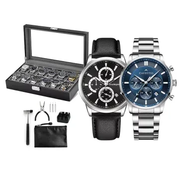 Kit D'outils Horloger 360 Pièces - Barres à Ressort, Maillons Pour Bracelets De Montre - En Acier Inoxydable, Neuf Avec étiquettes