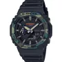 Montre Casio G-Shock GA-2100SU-1AER avec cadran Noir, boîtier de 46 mm de diamètre et bracelet Bracelet en caoutchouc de Noir