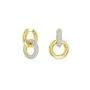 Swarovski Dextera Hoop Boucles d'oreilles Acier inoxydable plaqué or 5668818