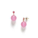 ANNI LU Pink Bubbles Boucles d'oreilles Laiton plaqué or 241-30-73
