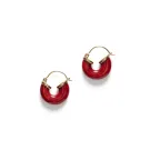 ANNI LU Petit Swel Hoop Bright Boucles d'oreilles Laiton plaqué or 241-30-78