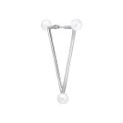 Jane Kønig Bahamas Boucle d'oreille Unique Argent BPE-HS22-S