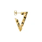 Jane Kønig Bruised Triangle Boucle d'oreille Unique Argent BTH-SS23-G