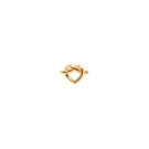 Jane Kønig Big Tied Heart Stud Boucle d'oreille Unique Argent BTHS-AW25-G
