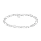 IX Studios Chunky Figaro Bracelets Argent DMV0341SL