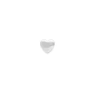 IX Studios IX Heart Boucle d'oreille Unique Argent DMB0370SL-ONE