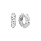 Ania Haie Bold Texture Boucles d'oreilles Argent E063-07H