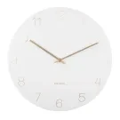 Karlsson Charm Engraved Numbers Wall Clock Horloge Murale KA5762WH