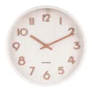 Karlsson Pure Bass Horloge Murale KA5808WH