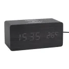 Karlsson Alarm clock Block w. phone charger Réveils KA5933BK