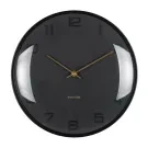 Karlsson Fuerte Dome Horloge Murale KA6084BK
